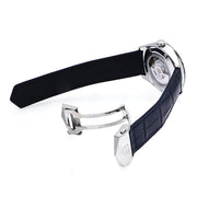  Shop Authentic Tag Heuer Carrera Day Date Blue Dial Blue Leather Strap Watch for Men - WBN2012.FC6502 - Luxxuri