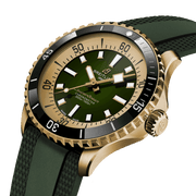  Shop Authentic Breitling Superocean Automatic 42 Green Dial Green Rubber Strap Watch for Men - N17375201L1S1 - Luxxuri