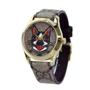  Shop Authentic Gucci G-Timeless Brown Dial Brown Leather Strap Unisex Watch - YA1264057 - Luxxuri