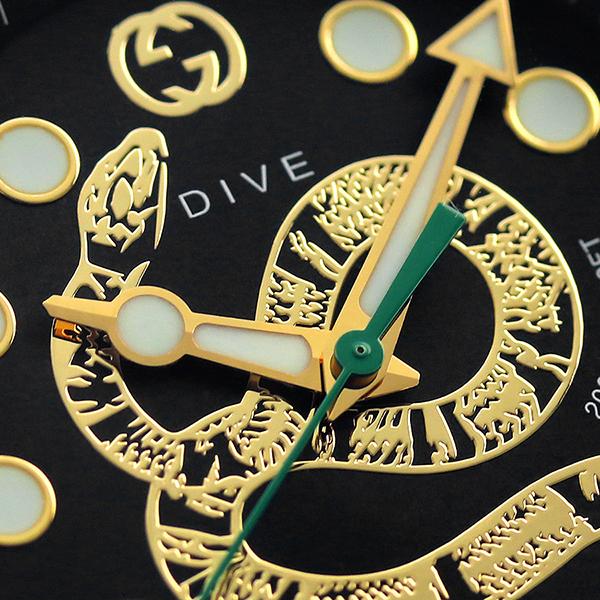  Shop Authentic Gucci Dive Quartz Black Dial Black Rubber Strap Watch For Men - YA136219 - Luxxuri
