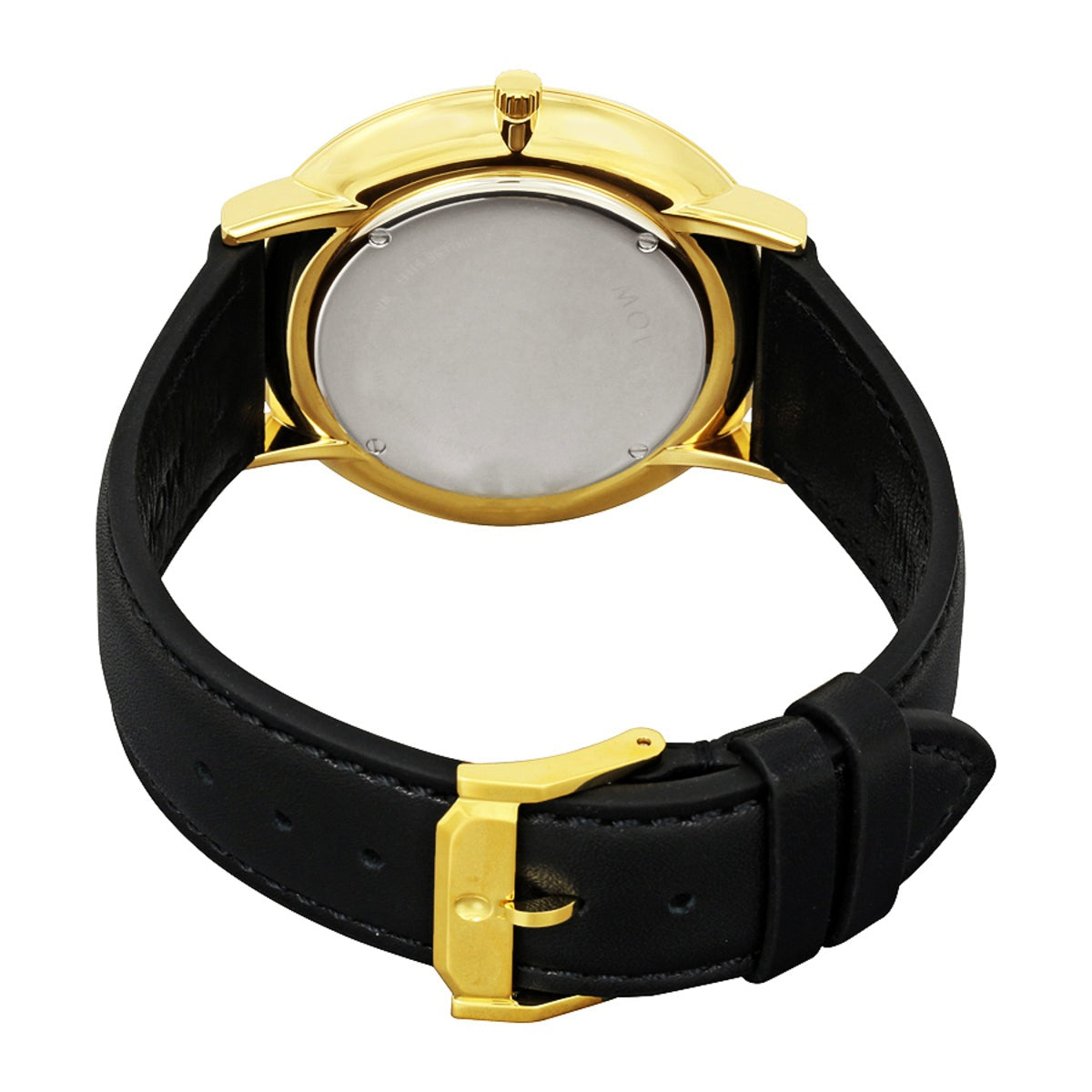  Shop Authentic Movado Ultra Slim Black Dial Black Leather Strap Watch For Men - 0607087 - Luxxuri