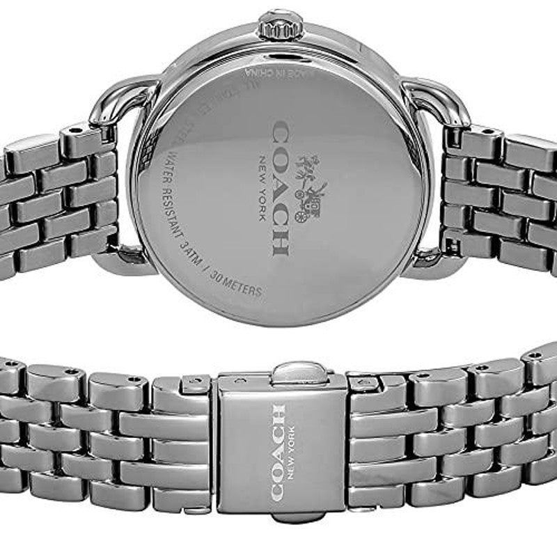 Coach Glitz Blue Dial Silver Steel Strap Watch for Women - 14502693