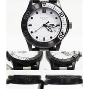  Shop Authentic Gucci G Timeless XL White Dial Two Tone NATO Strap Watch For Men - YA126243 - Luxxuri