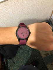  Shop Authentic Calvin Klein Tone Maroon Dial Maroon NATO Strap Watch for Men - K7K514UP - Luxxuri