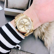  Shop Authentic Guess G-Twist Gold Dial Gold Steel Strap Watch for Women - W1082L2 - Luxxuri