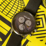  Shop Authentic Calvin Klein City Chronograph Grey Dial Black Leather Strap Watch for Men - K2G177C3 - Luxxuri