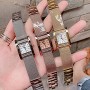  Shop Authentic Guess Nouveau Diamonds Silver Dial Silver Mesh Bracelet Watch for Women - W0127L1 - Luxxuri