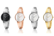  Shop Authentic Calvin Klein Drift Black Dial Silver Steel Strap Watch for Women - K6S2N111 - Luxxuri