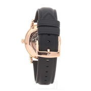  Shop Authentic Emporio Armani Meccanico Skeleton Silver Dial Black Leather Strap Watch For Men - AR60031 - Luxxuri