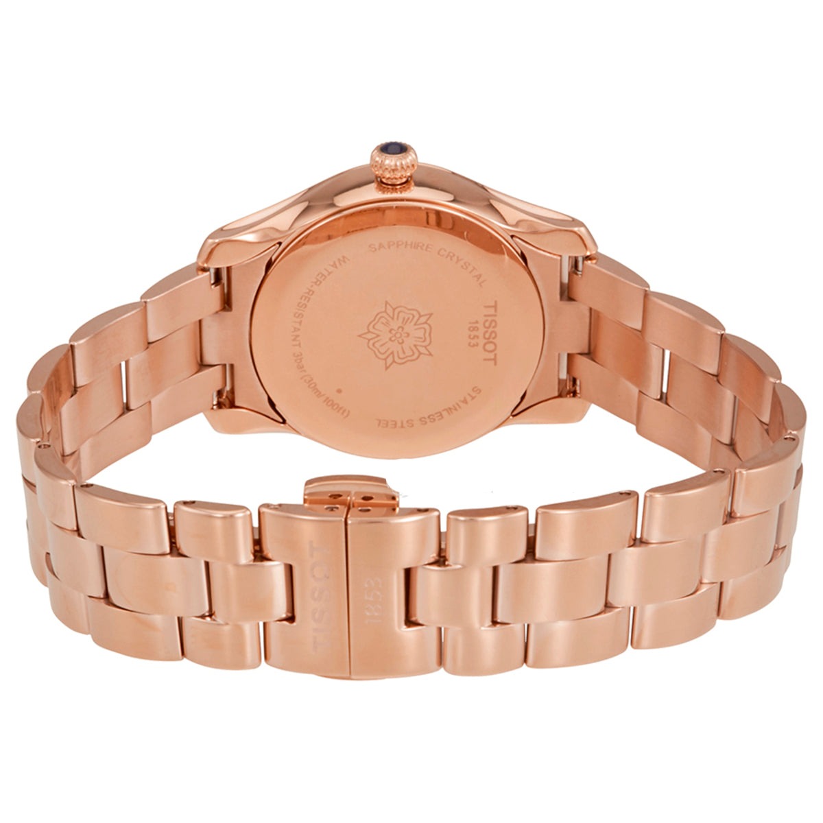  Shop Authentic Tissot T Wave Cream Dial Rose Gold Steel Strap Watch For Women - T112.210.33.451.00 - Luxxuri