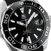  Shop Authentic Tag Heuer Aquaracer Calibre 5 Automatic Black Dial Black Rubber Strap Watch for Men -  WAY211A.FT6151 - Luxxuri