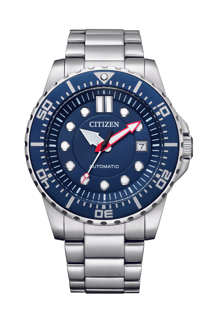  Shop Authentic Citizen Promaster Mechanical Blue Dial Silver Steel Strap Watch For Men - NJ0121-89L - Luxxuri