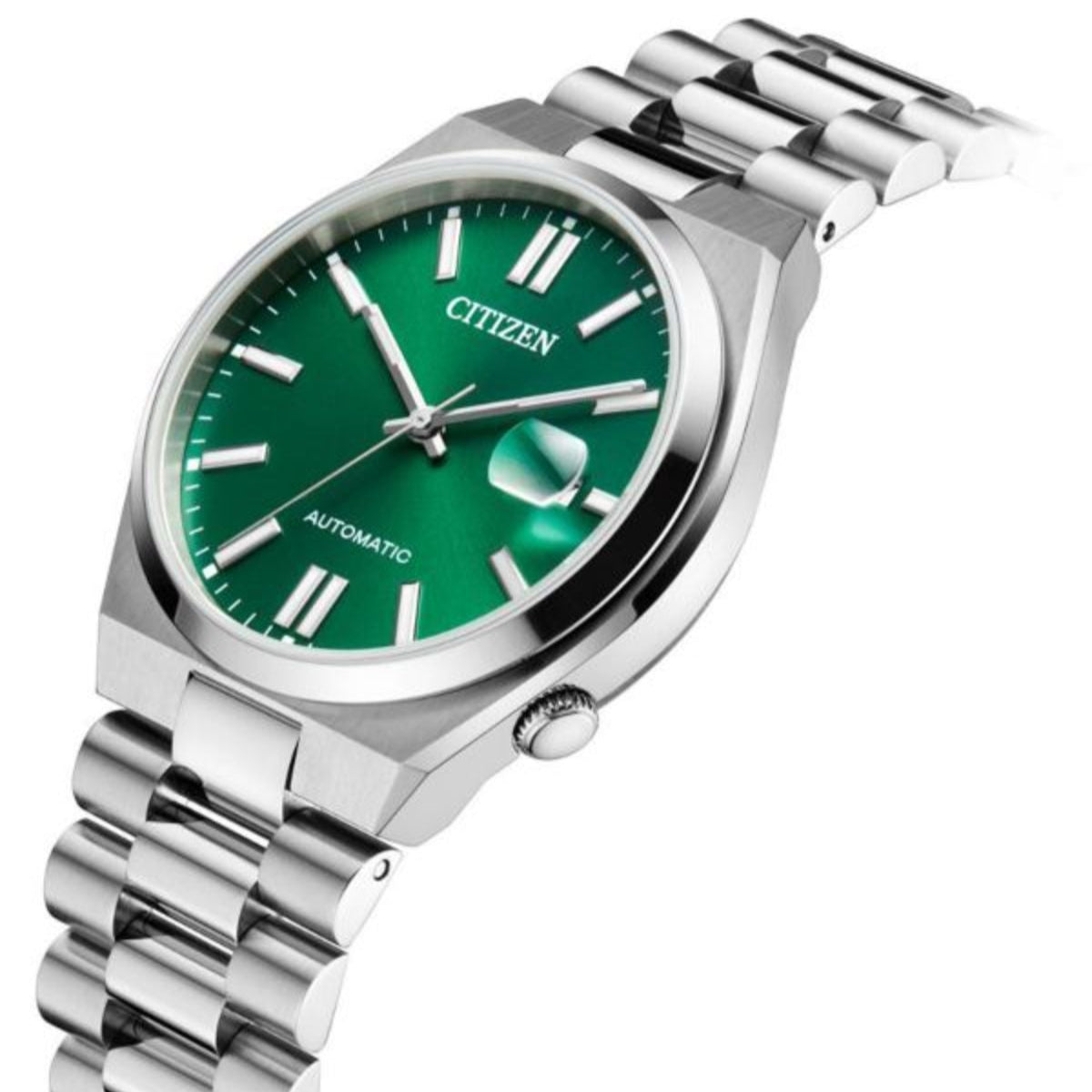  Shop Authentic Citizen Tsuyosa Automatic Green Dial Silver Steel Strap Watch For Men - NJ0150-81X - Luxxuri