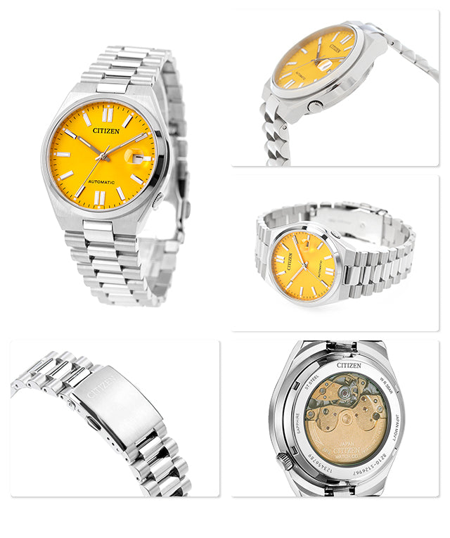  Shop Authentic Citizen Tsuyosa Automatic Yellow Dial Silver Steel Strap Watch for Men - NJ0150-81Z - Luxxuri