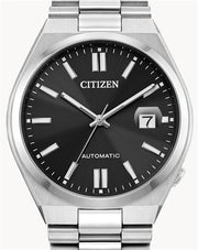  Shop Authentic Citizen Tsuyosa Automatic Black Dial Silver Steel Strap Watch For Men - NJ0150-56E - Luxxuri