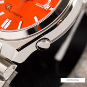  Shop Authentic Citizen x Pantone Automatic Blazing Red Dial Silver Steel Strap Watch For Men - NJ0158-89W - Luxxuri