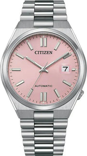  Shop Authentic Citizen x Pantone Automatic Dreamy Pink Dial Silver Steel Strap Watch For Men - NJ0158-89X - Luxxuri