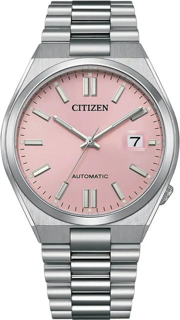  Shop Authentic Citizen x Pantone Automatic Dreamy Pink Dial Silver Steel Strap Watch For Men - NJ0158-89X - Luxxuri