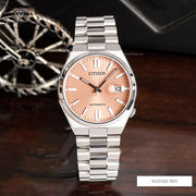  Shop Authentic Citizen x Pantone Automatic Warm Sand Dial Silver Steel Strap Watch For Men - NJ0158-89Y - Luxxuri