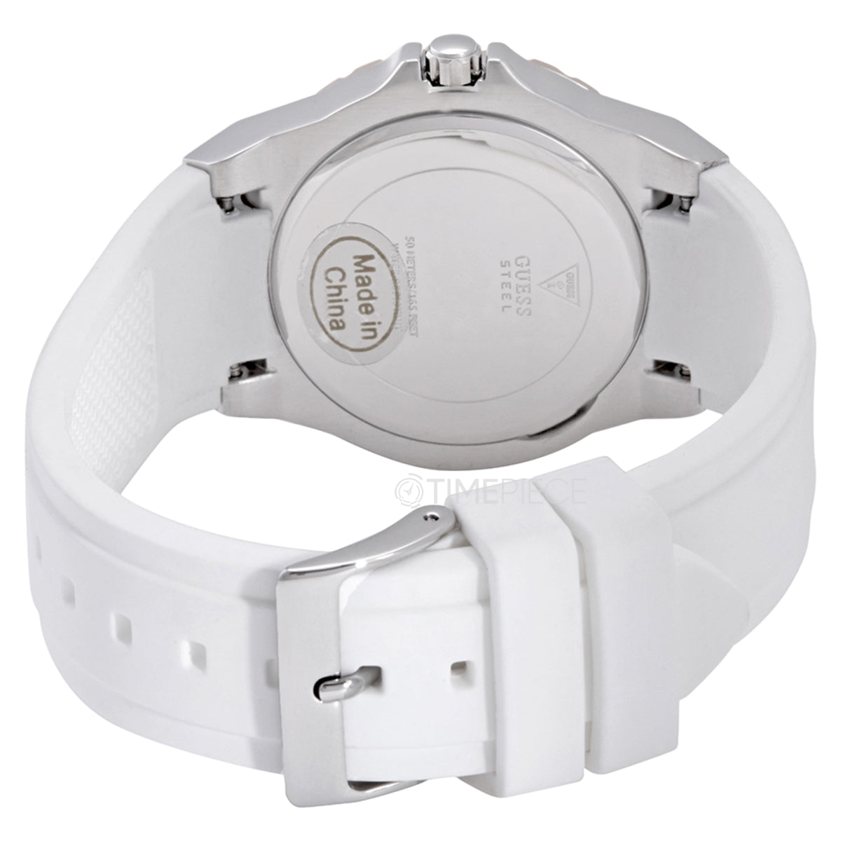 Shop Authentic Guess Limelight White Dial White Rubber Strap Watch for Women - W1053L2 - Luxxuri