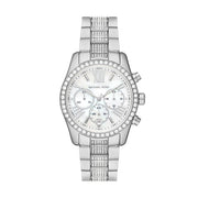  Shop Authentic Michael Kors Lexington Chronograph White Dial Silver Steel Strap Watch For Women - MK7243 - Luxxuri
