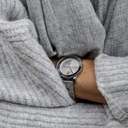  Shop Authentic Movado Bold Ceramic Silver Dial Silver Steel Strap Watch for Women - 3600638 - Luxxuri