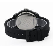  Shop Authentic Tommy Hilfiger Denim Black Dial Black Rubber Strap Watch for Men - 1791555 - Luxxuri