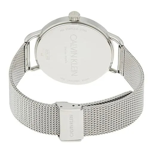  Shop Authentic Calvin Klein Even Black Dial Silver Mesh Bracelet Watch for Women - K7B21121 - Luxxuri