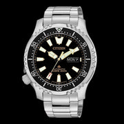  Shop Authentic Citizen Promaster 200M Diver Fugu Asian Limited Edition Black Dial Silver Steel Strap Watch For Men - NY0090-86E - Luxxuri