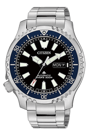  Shop Authentic Citizen Promaster Fugu Limited Edition Diver's 200m Automatic Black Dial Silver Steel Strap Watch For Men - NY0098-84E - Luxxuri