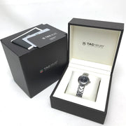  Shop Authentic Tag Heuer Link Quartz Diamonds Black Dial Silver Steel Strap Watch for Women - WAT1410.BA0954 - Luxxuri
