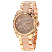  Shop Authentic Michael Kors Blair Chronograph Rose Gold Dial Two Tone Steel Strap Watch for Women - MK5943 - Luxxuri