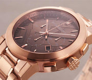  Shop Authentic Burberry The City Grey Dial Rose Gold Steel Strap Watch for Men - BU9353 - Luxxuri