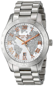  Shop Authentic Michael Kors Layton Silver Dial Silver Steel Strap Watch for Women - MK5958 - Luxxuri