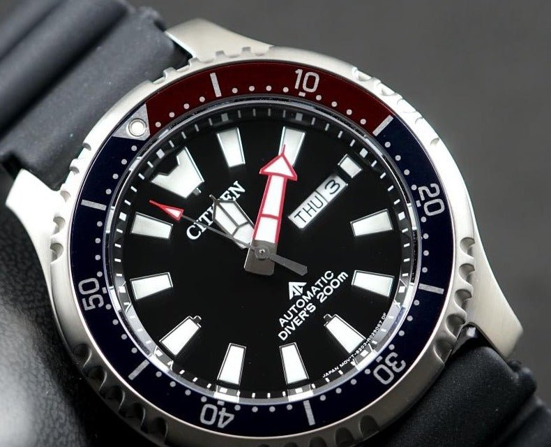  Shop Authentic Citizen Promaster Automatic 200M Diver Fugu Limited Edition Black Dial Black Rubber Strap Watch For Men - NY0110 - Luxxuri