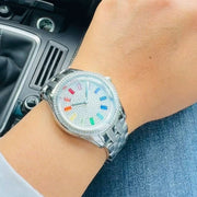  Shop Authentic Michael Kors Pilot Quartz Silver Dial Silver Steel Strap Watch For Women - MK7368 - Luxxuri