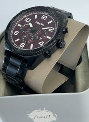  Shop Authentic Fossil Brox Multifunction Maroon Dial Black Steel Strap Watch for Women - BQ2803 - Luxxuri