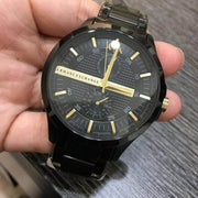  Shop Authentic Armani Exchange Hampton Chronograph Black Dial Black Steel Strap Watch For Men - AX2121 - Luxxuri
