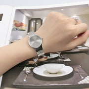  Shop Authentic Calvin Klein Simplicity Silver Dial Silver Steel Strap Watch for Women - K4323120 - Luxxuri