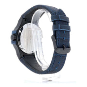  Shop Authentic Maserati Potenza Black Dial 42mm Blue Leather Strap Watch For Men - R8851108007 - Luxxuri