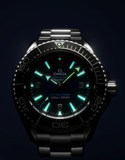 Shop Authentic Omega Seamaster Planet Ocean 6000M Co Axial Master Chronometer Blue Dial Silver Steel Strap Watch for Men - 21530462103001 - Luxxuri