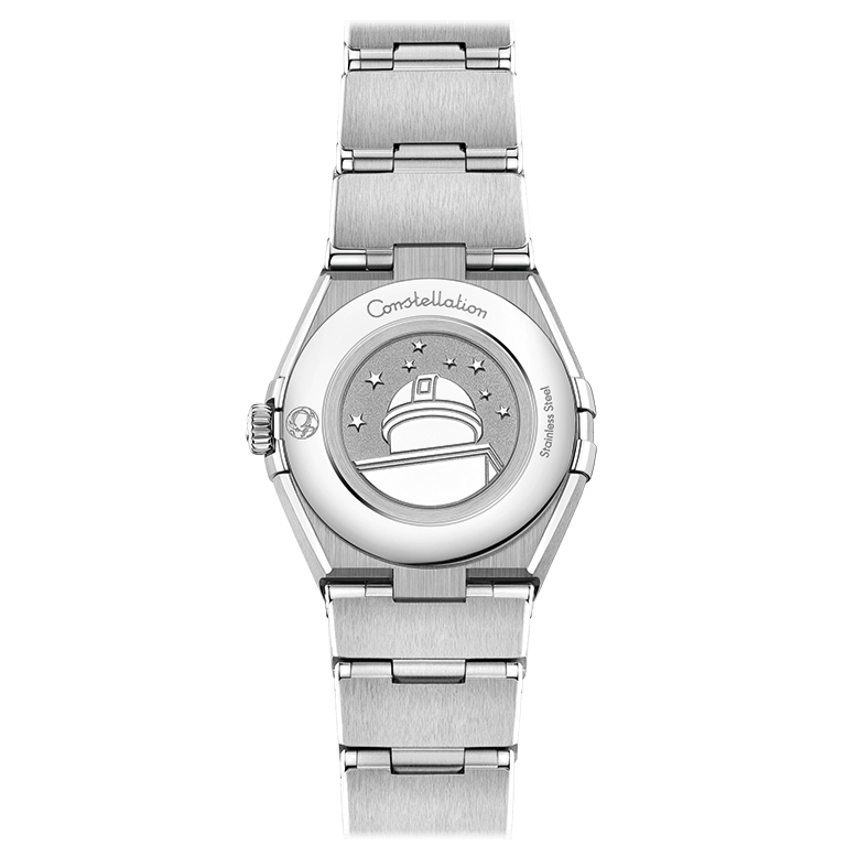 Shop Authentic Omega Constellation Manhattan Quartz Diamonds Blue Dial Silver Steel Strap Watch for Women - 131.10.25.60.53.001 - Luxxuri