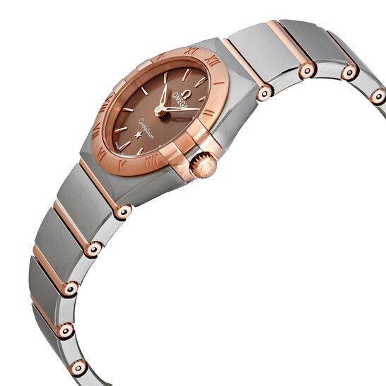  Shop Authentic Omega Constellation Quartz Brown Dial Silver Steel Strap Watch for Women - 131.20.25.60.13.001 - Luxxuri