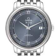  Shop Authentic Omega De Ville Prestige Co-Axial Blue Dial Silver Steel Strap Watch for Men - 424.10.40.20.03.002 - Luxxuri