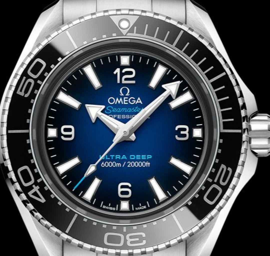  Shop Authentic Omega Seamaster Planet Ocean 6000M Co Axial Master Chronometer Blue Dial Silver Steel Strap Watch for Men - 21530462103001 - Luxxuri