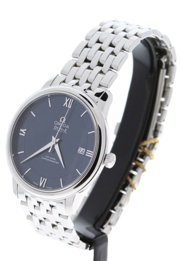  Shop Authentic Omega De Ville Prestige Co-Axial Orbis Blue Dial Silver Steel Strap Watch for Men - 424.10.40.20.03.001 - Luxxuri