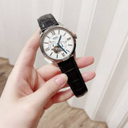  Shop Authentic Fossil Townsman Automatic Chronograph White Dial Blue Leather Strap Watch for Men - ME3167 - Luxxuri