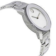  Shop Authentic Movado Bold Crystal Dot Silver Dial Silver Steel Strap Watch For Women - 3600334 - Luxxuri