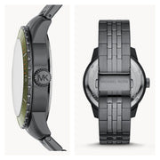  Shop Authentic Michael Kors Cunningham Multifunction Chronograph Green Dial Grey Steel Strap Watch For Men - MK7158 - Luxxuri