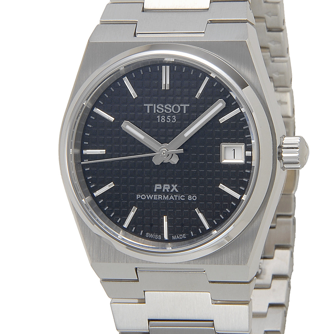  Shop Authentic Tissot PRX Powermatic 80 Black Dial Silver Steel Strap Watch for Men - T137.207.11.051.00 - Luxxuri